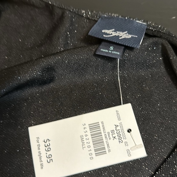 Daytrip Sparkly Black Wrap Top new with tags - Picture 2 of 5